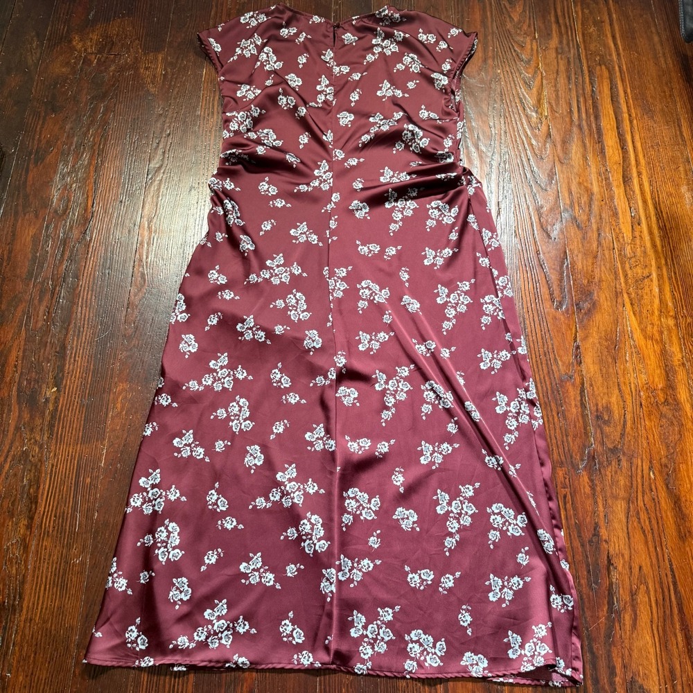 a new day Burgundy Floral Maxi Dress - Picture 13 of 15
